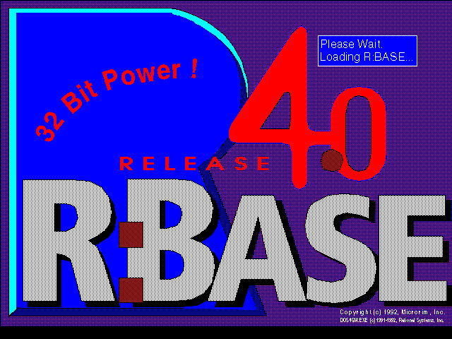 Rbase 4.0 - Splash